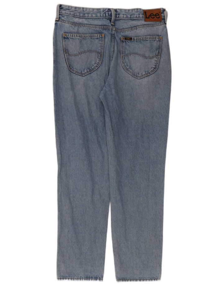 Lee Mens Mom Straight Jeans W30 L31 Plavi pamuk