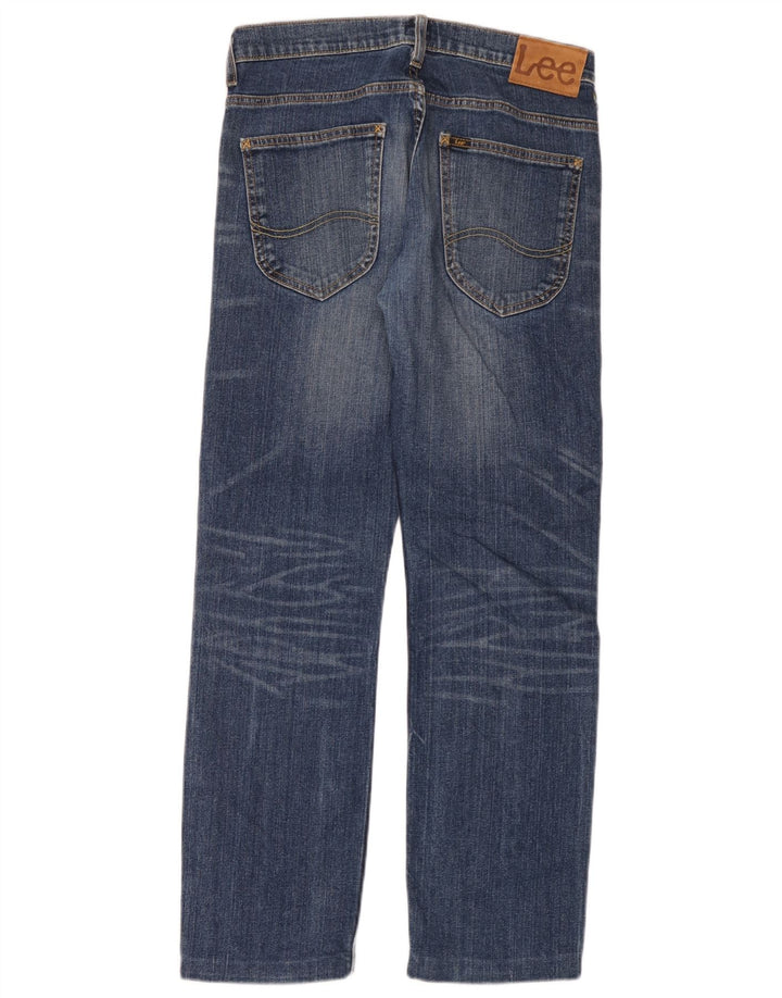 Lee Mens Powell Straight Jeans W29 L30 Plavi pamuk