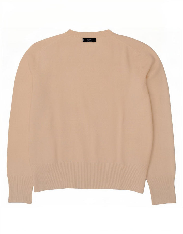 Ženski džemper s okruglim izrezom Massimo Dutti UK 14 Srednje bež