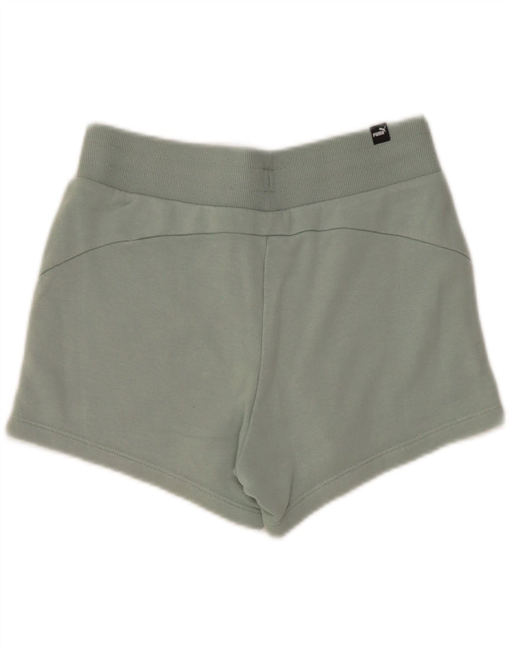 PUMA ženske sportske kratke hlače UK 6 XS plavi pamuk