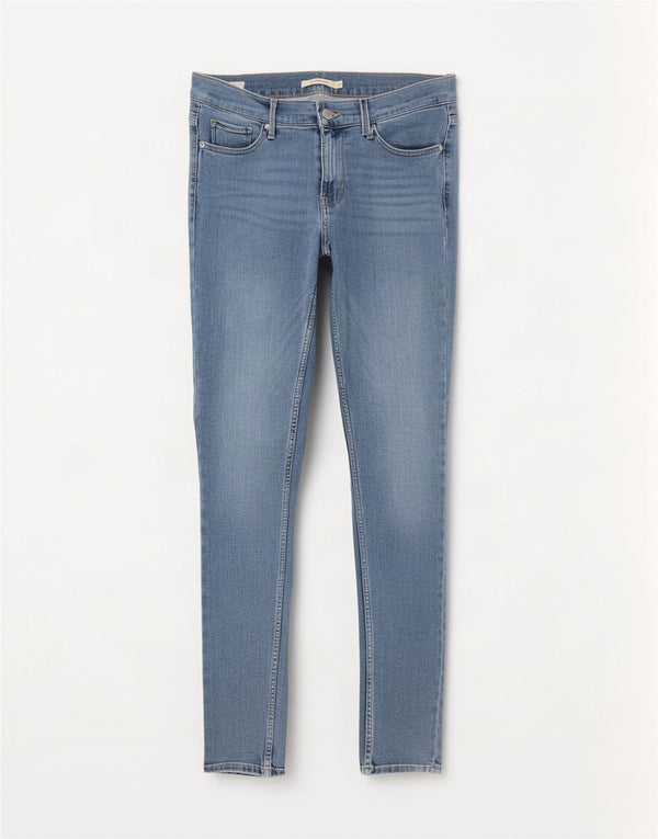 Levi's ženske 710 super uske traperice W29 L32 plavi pamuk