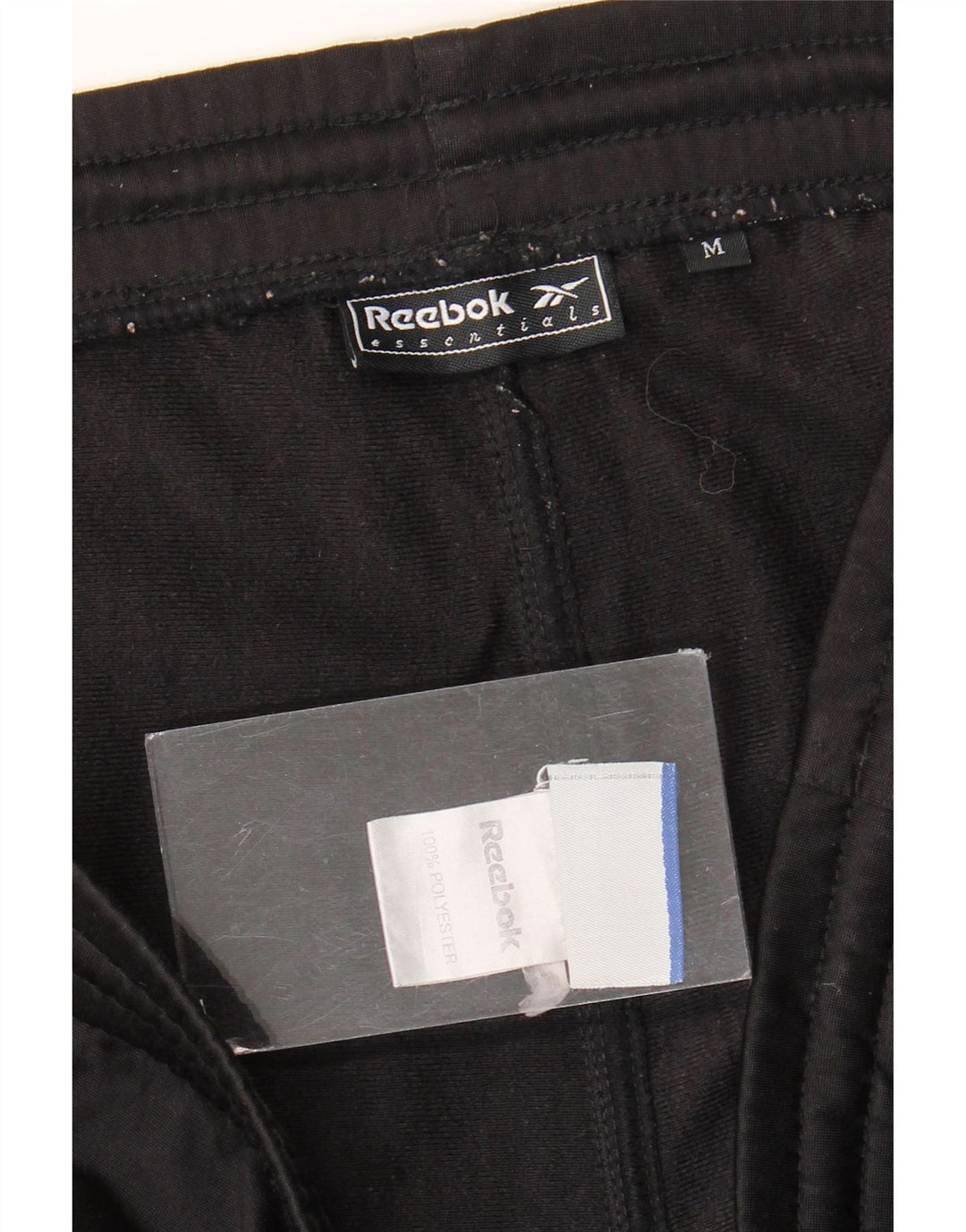 Reebok muške trenirke srednje crne poliesterske hlače