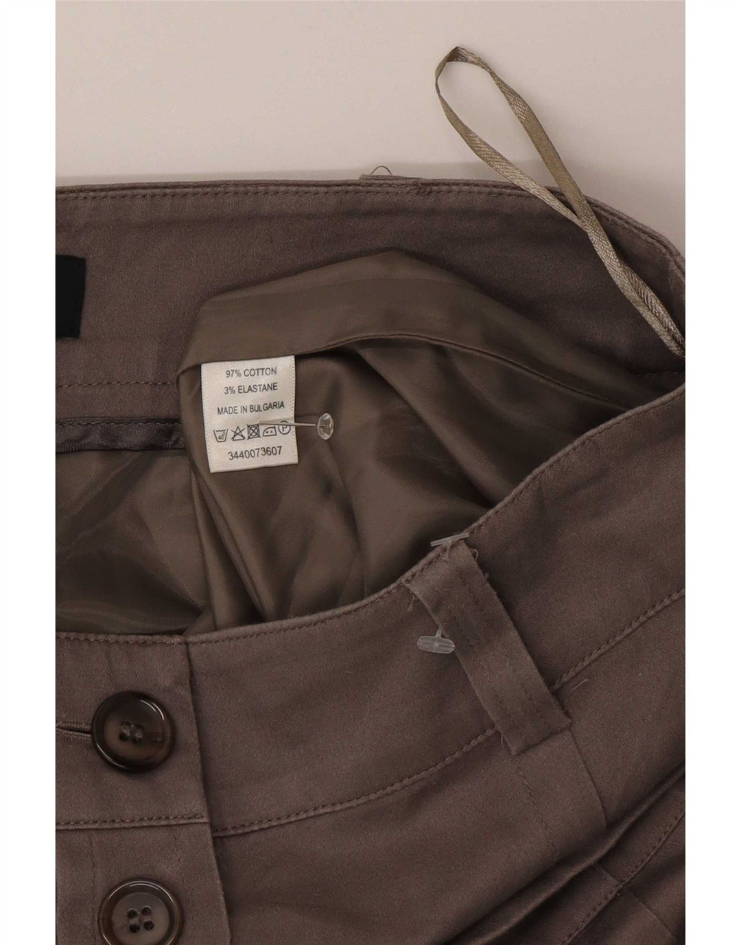 Oasis ženska obična midi suknja US 10 Large W30 smeđi pamuk