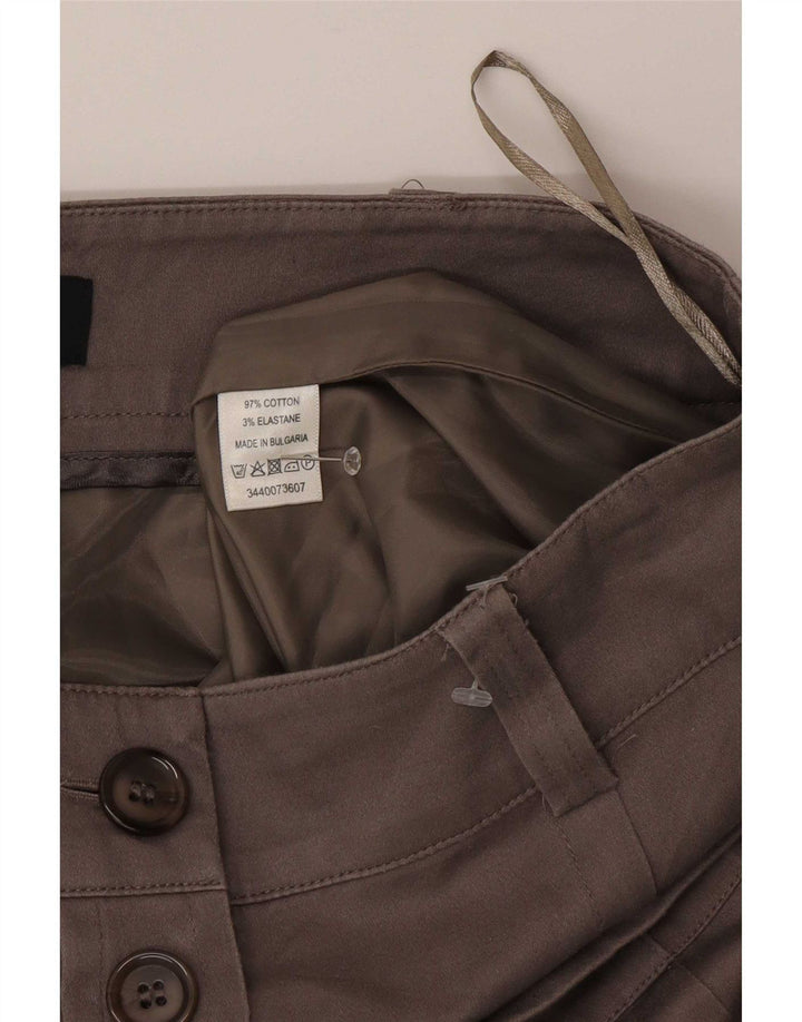 Oasis ženska obična midi suknja US 10 Large W30 smeđi pamuk