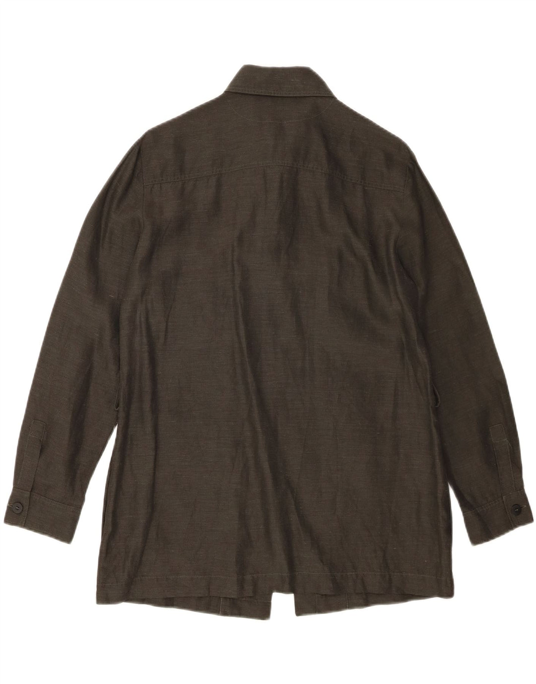 Marella Ženska košulja UK 8 Mala kaki lan