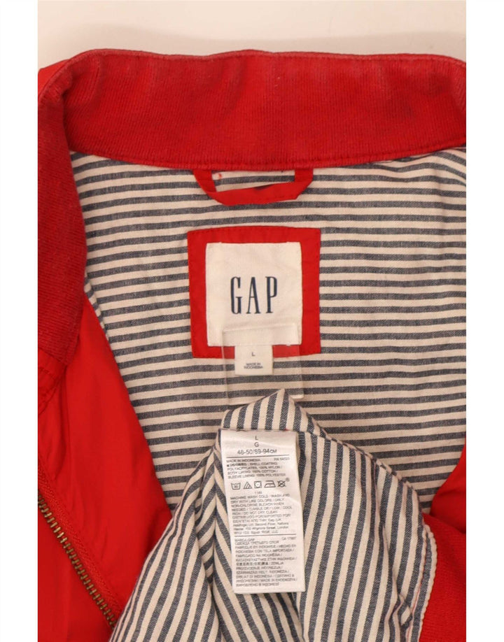 Gap muška bomber jakna UK 40 veliki crveni najlon