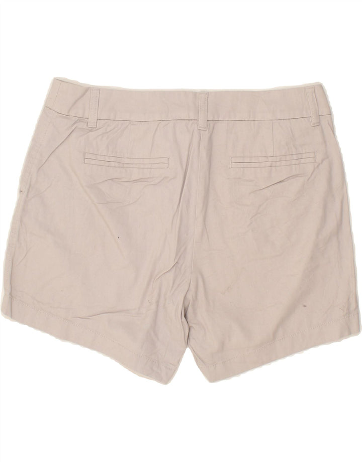 J. CREW Womens Chino Shorts US 10 Large W36 Grey Cotton Vintage J. Crew and Second-Hand J. Crew from Messina Hembry 