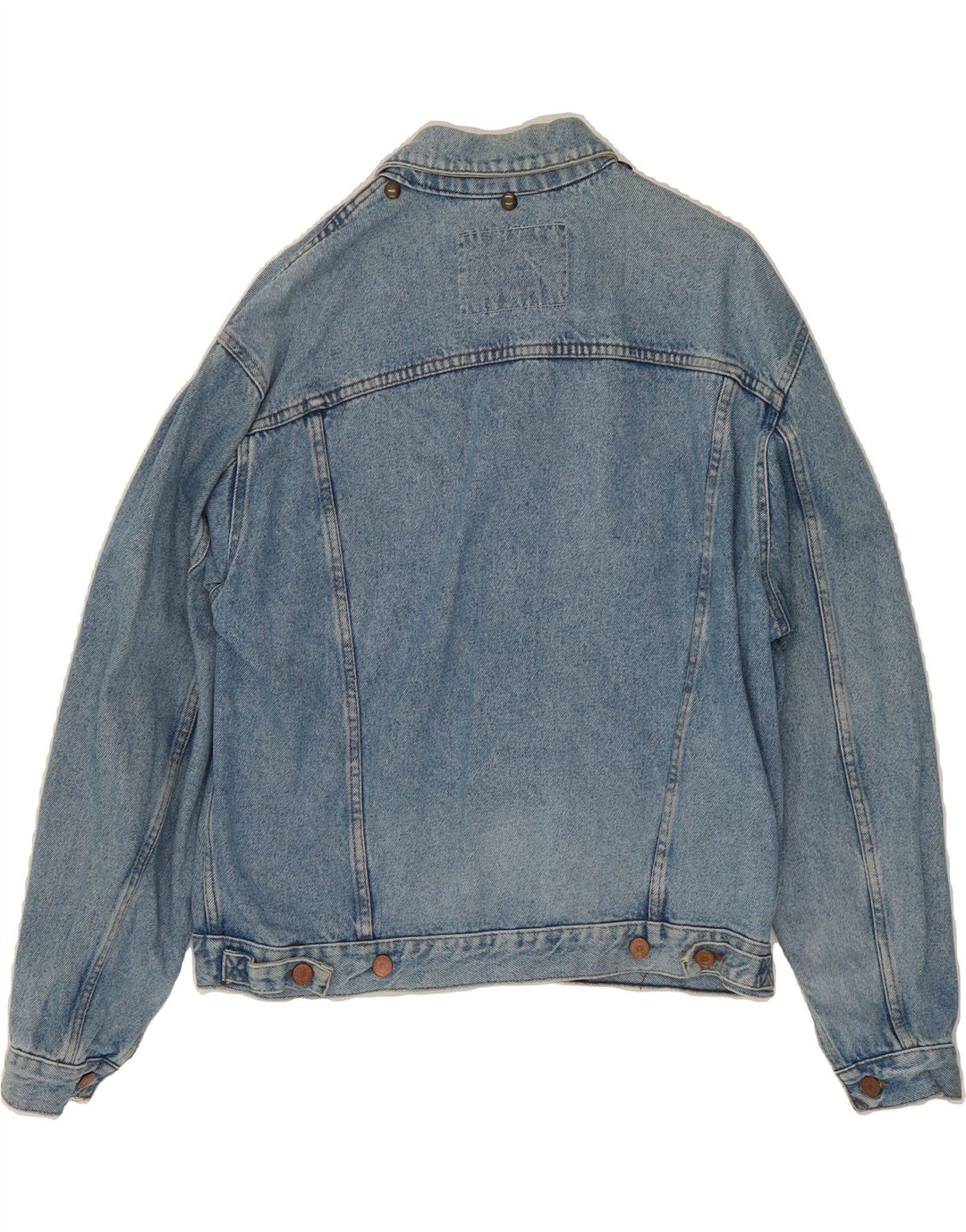 UNIFORM Mens Denim Jacket UK 40 Large Blue Vintage Uniform and Second-Hand Uniform from Messina Hembry 