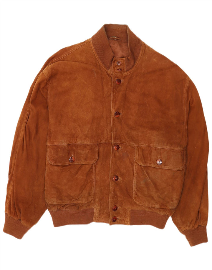 Vintage muška bomber jakna od antilop kože EU 50 velika smeđa koža