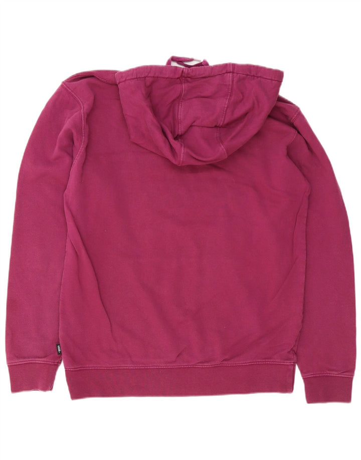 Vans muška majica s kapuljačom Srednji bordo pamuk