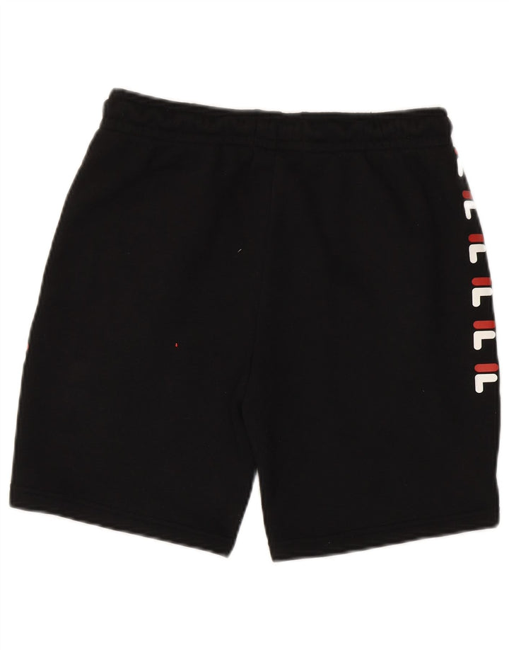 Fila Boys Graphic Sport Shorts 13-14 Years Black Poliester