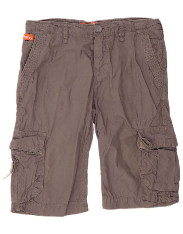 Superdry Mens Cargo kratke hlače Large W36 Grey Cotton