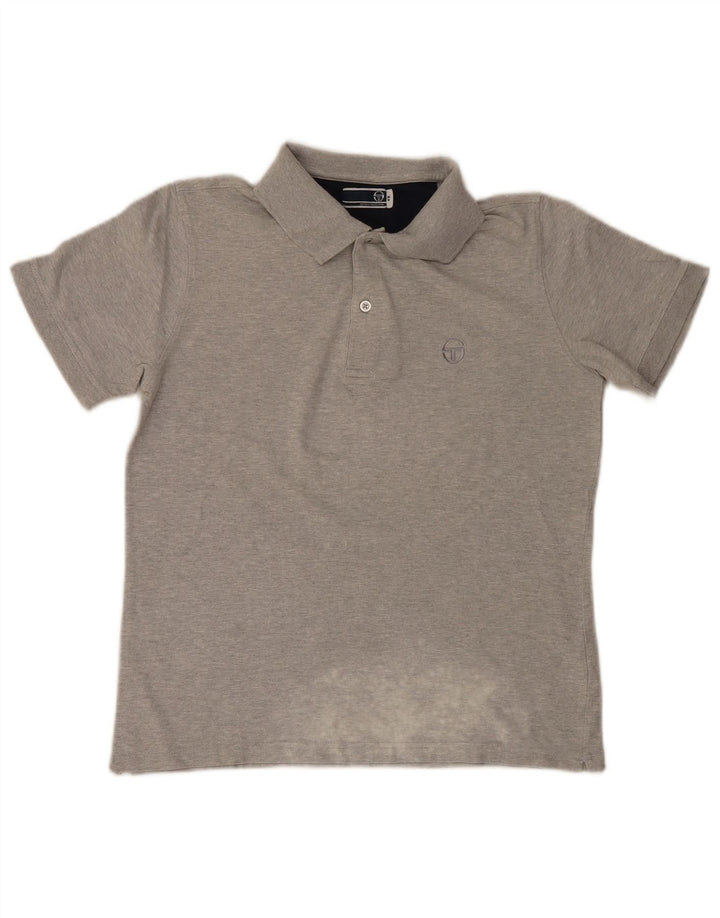 Sergio Tacchini muška polo majica IT 48 Mala siva pamuk
