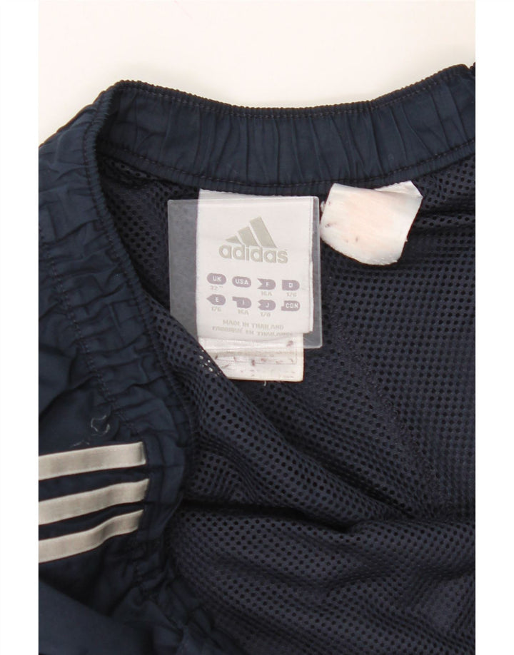 ADIDAS Boys Tracksuit Trousers 15-16 Years  Navy Blue Polyester Vintage Adidas and Second-Hand Adidas from Messina Hembry 