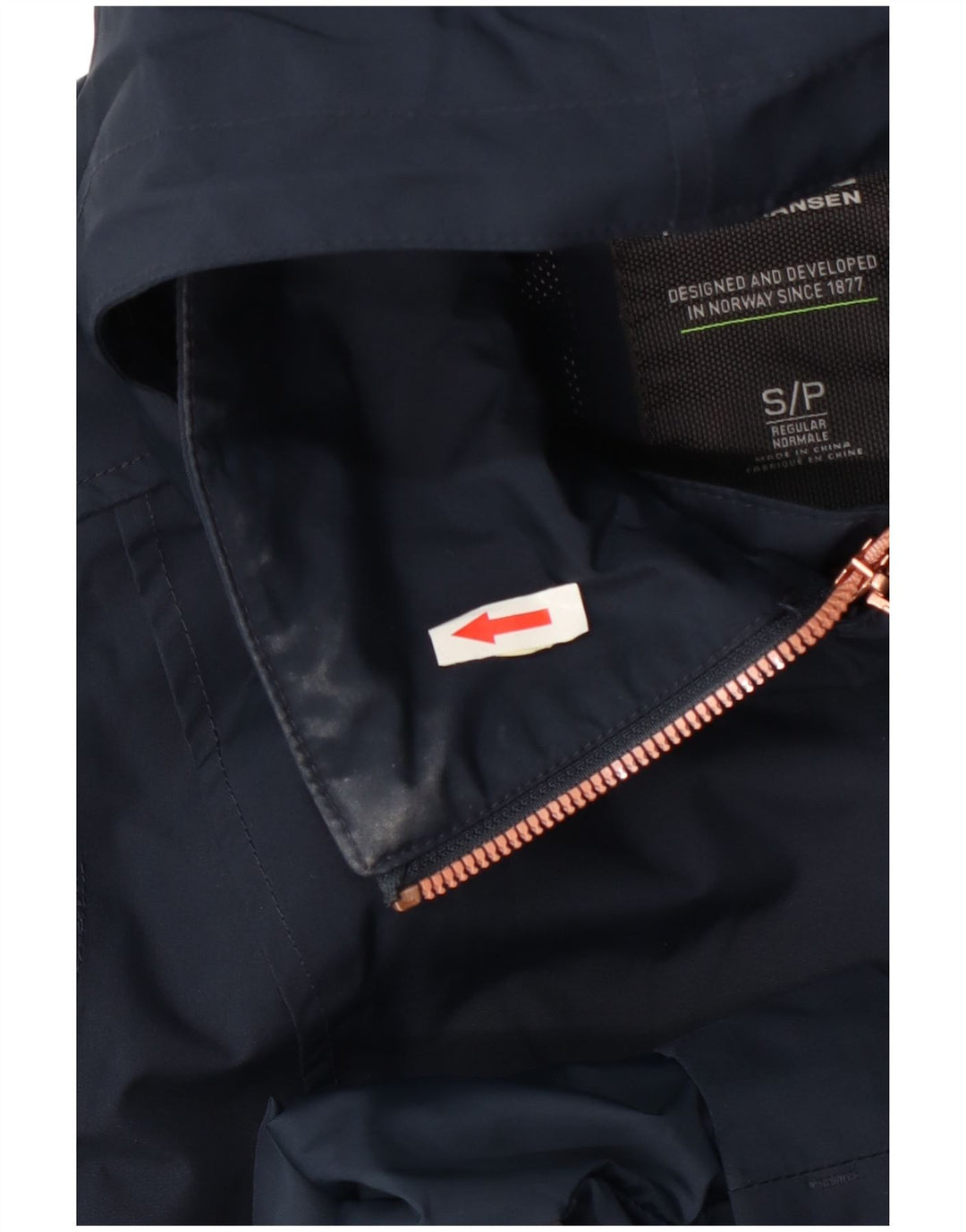Helly Hansen ženski baloner s kapuljačom s dvostrukim kopčanjem UK 10 Small tamnoplavi