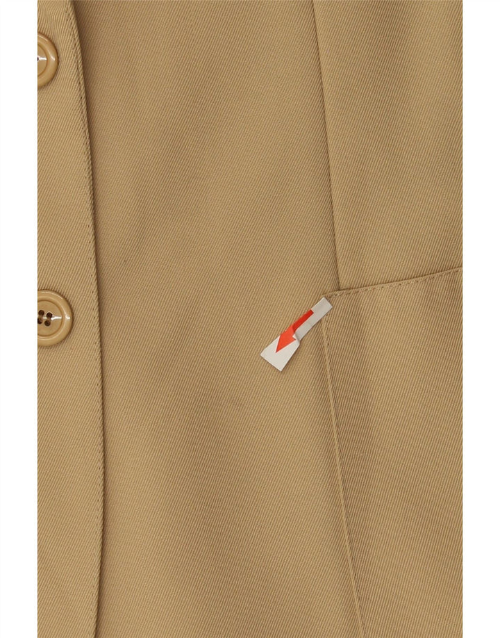 Vintage ženski sako s 2 gumba IT 42 srednje bež boje