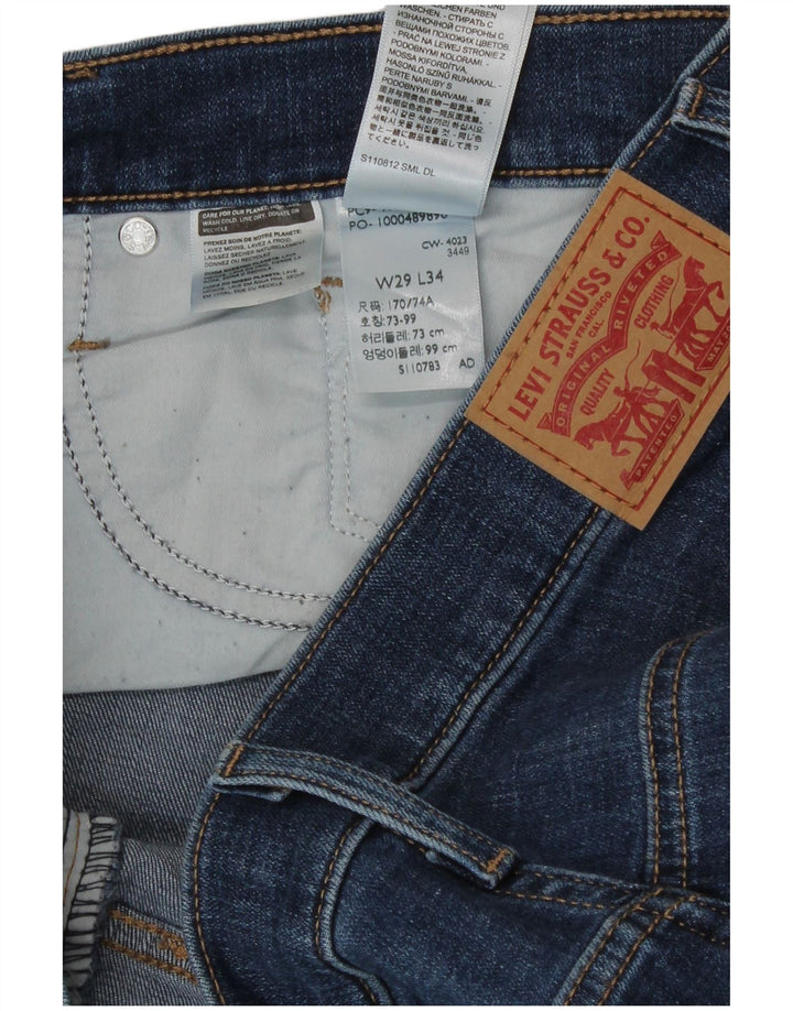 Levi's ženske 312 uske traperice W29 L34 plavi pamuk