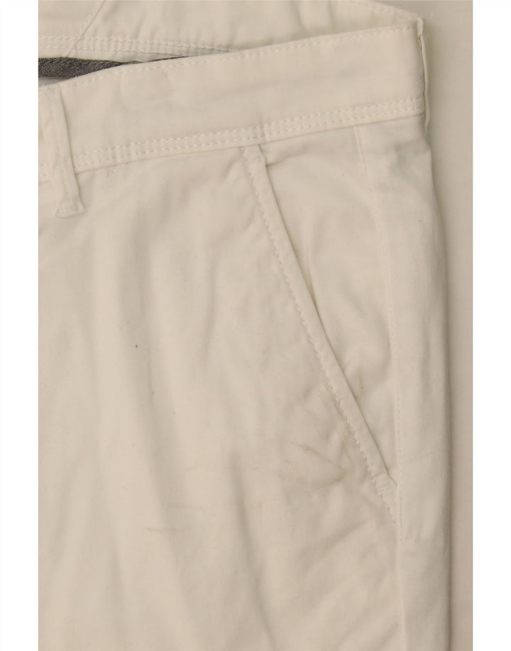 JACK & JONES Muške chino kratke hlače srednje veličine W32 Bijele