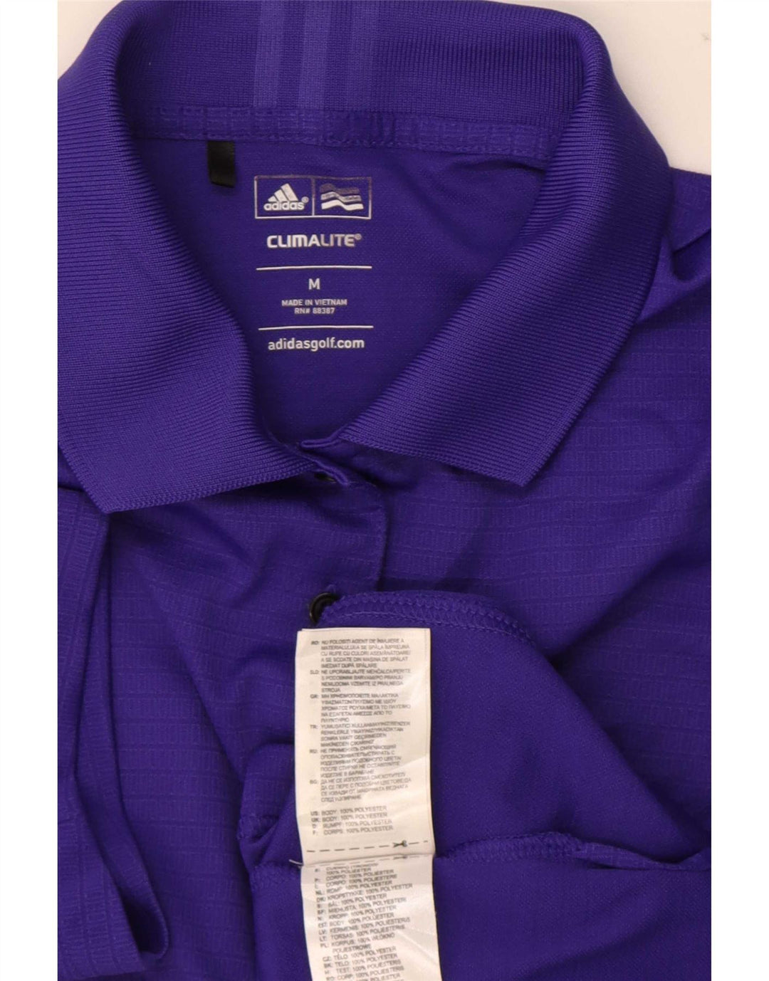 Adidas ženska polo majica Climalite UK 12 srednje ljubičasta poliester