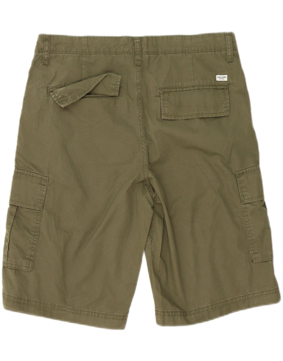Jack & Jones muške kargo kratke hlače srednje veličine W32 kaki pamuk