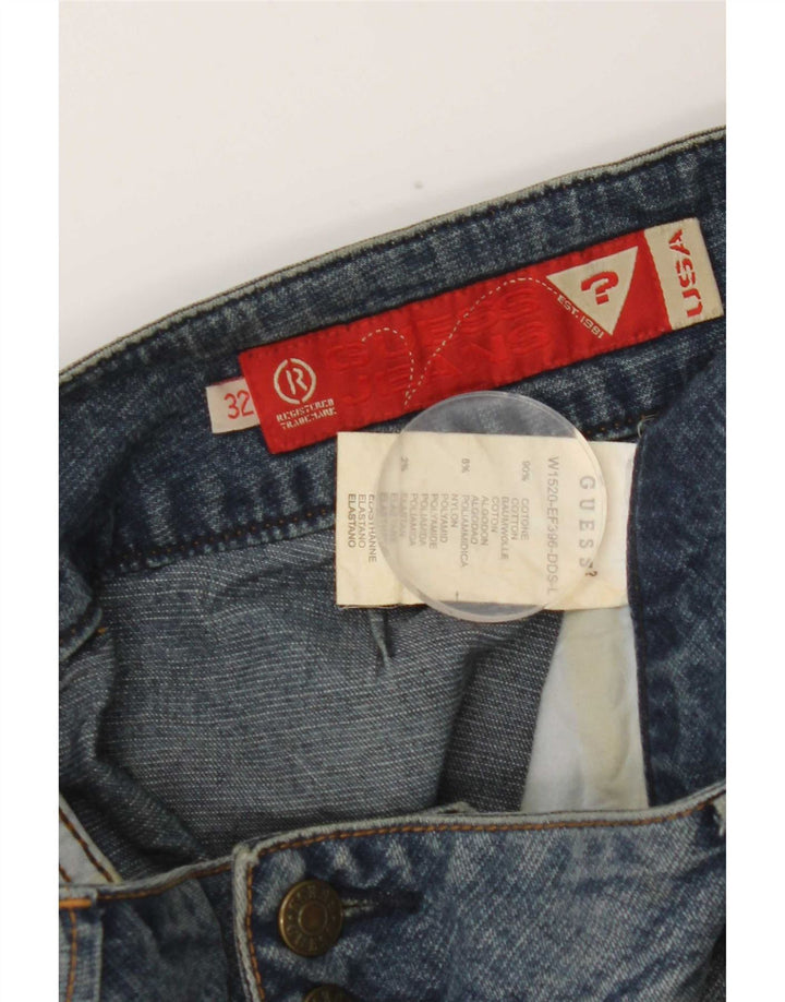 Ženske traperice Guess Bootcut W32 L32 Plavi pamuk