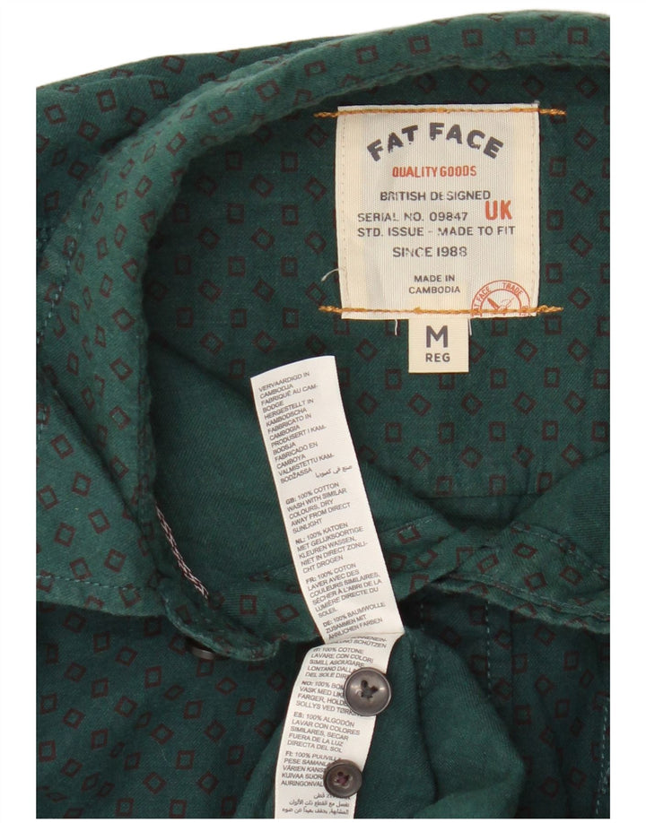 Fat Face muška košulja Srednje zelena Argyle/Diamond pamuk
