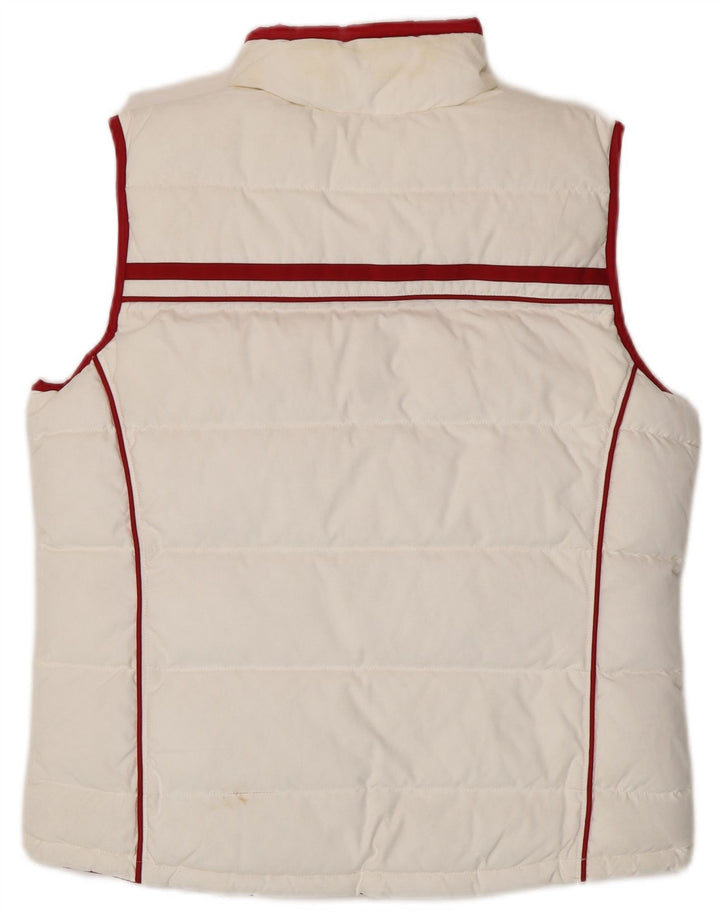 Nike Ženska reverzibilna podstavljena jakna UK 14/16 velika bijela poliesterska