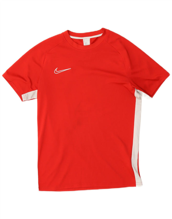 Nike Dri Fit T-Shirt Top srednje crvene boje od poliestera