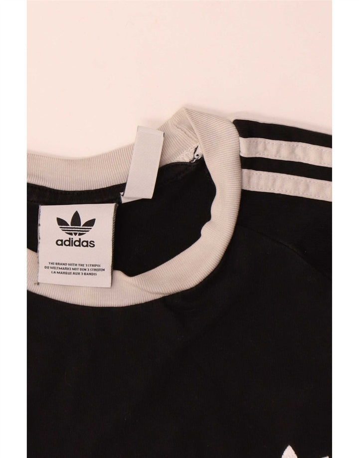 Adidas muška majica kratkih rukava Mala crna pamučna majica