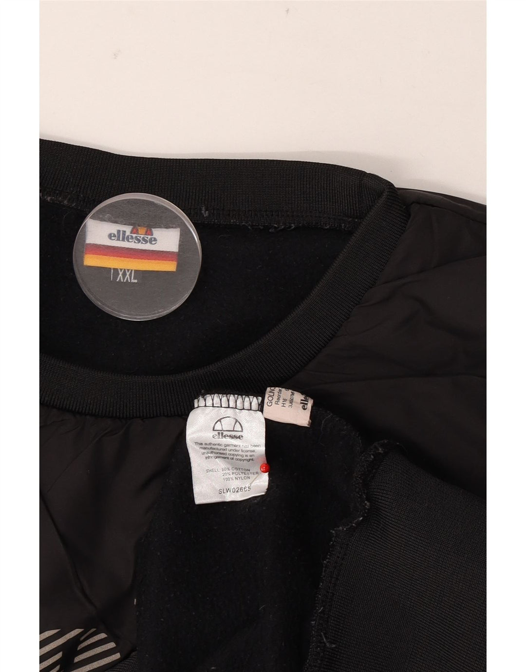 Ellesse muški džemper s grafičkim motivima 2XL sivi pamuk