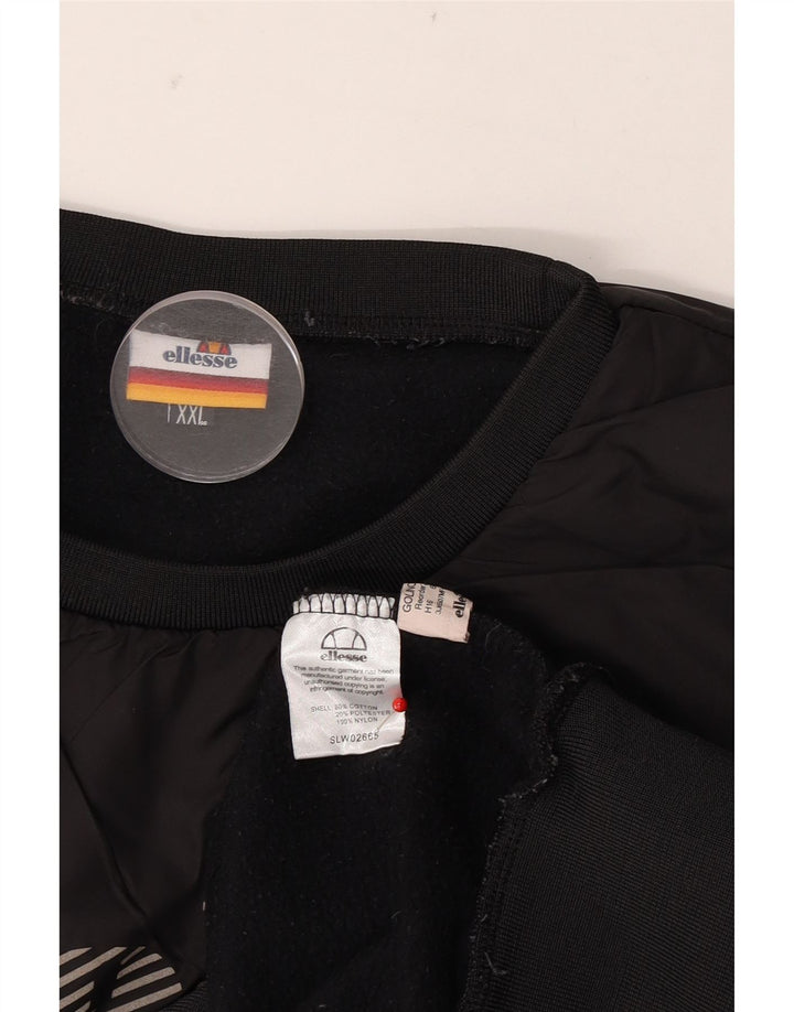 Ellesse muški džemper s grafičkim motivima 2XL sivi pamuk
