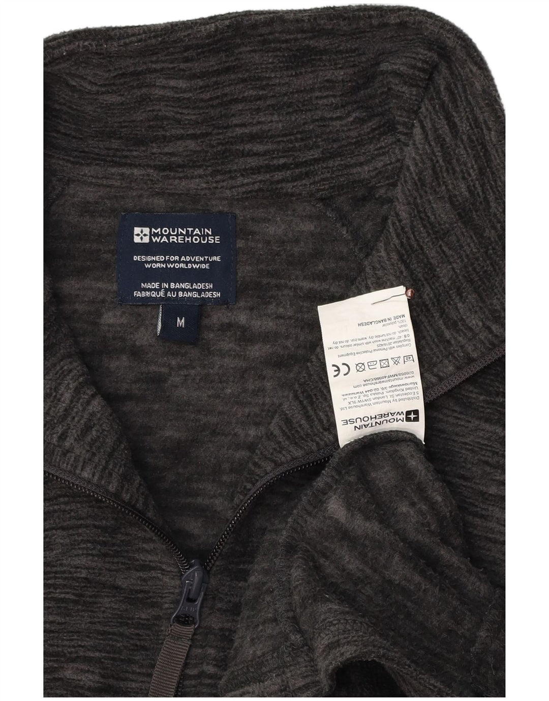 MOUNTAIN WAREHOUSE muška jakna od flisa UK 38 srednje sivi poliester