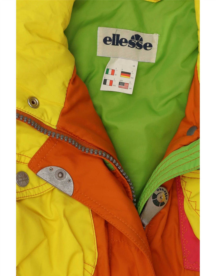 Ellesse ženski veliki skijaški kombinezon IT 40 Small Orange Colourblock