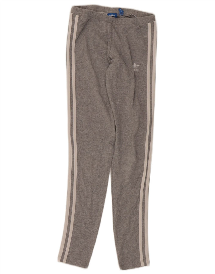 Adidas ženske tajice UK 10 male sive pamučne