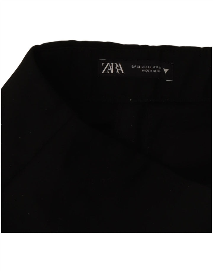 Zara ženske vruće hlačice XS W24 crni poliester