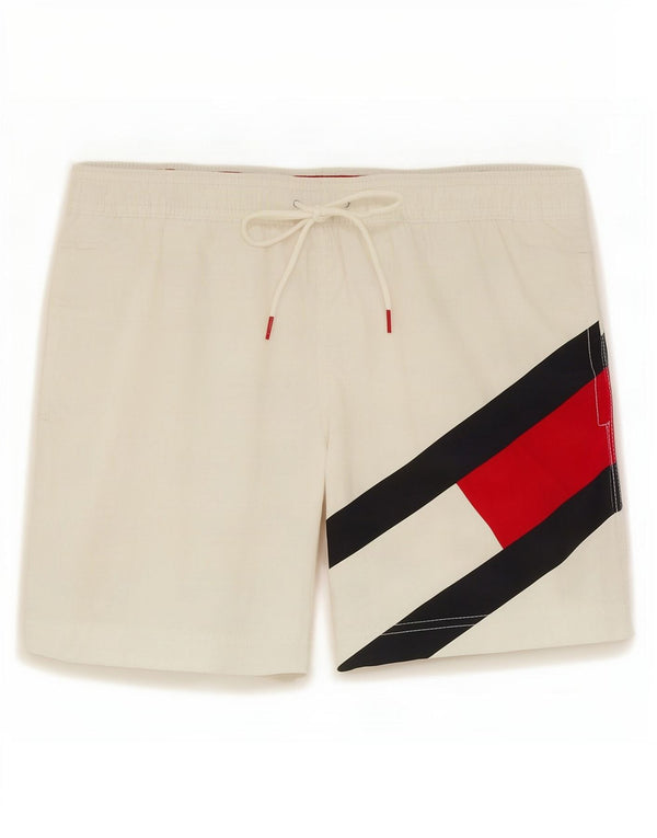 Tommy Hilfiger muške uske kupaće kratke hlače male bijele boje