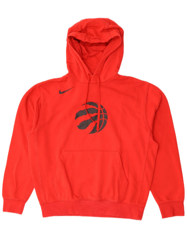 Nike Mens Toronto Raptors Graphic Hoodie Džemper srednje crvene boje