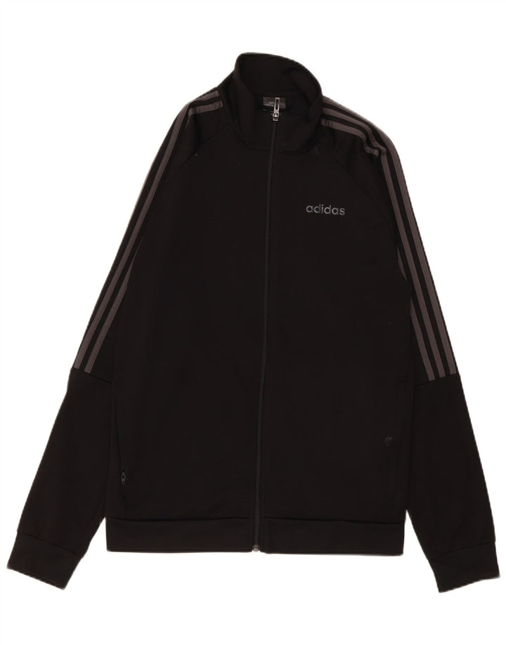 Adidas muška trenirka Climalite Gornja jakna UK 40/42 Srednje crni poliester