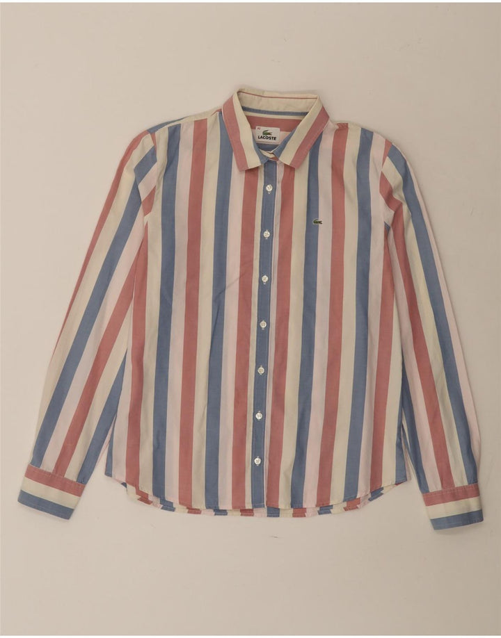 Lacoste ženska košulja, veličina 42, veliki pamuk na raznobojne pruge