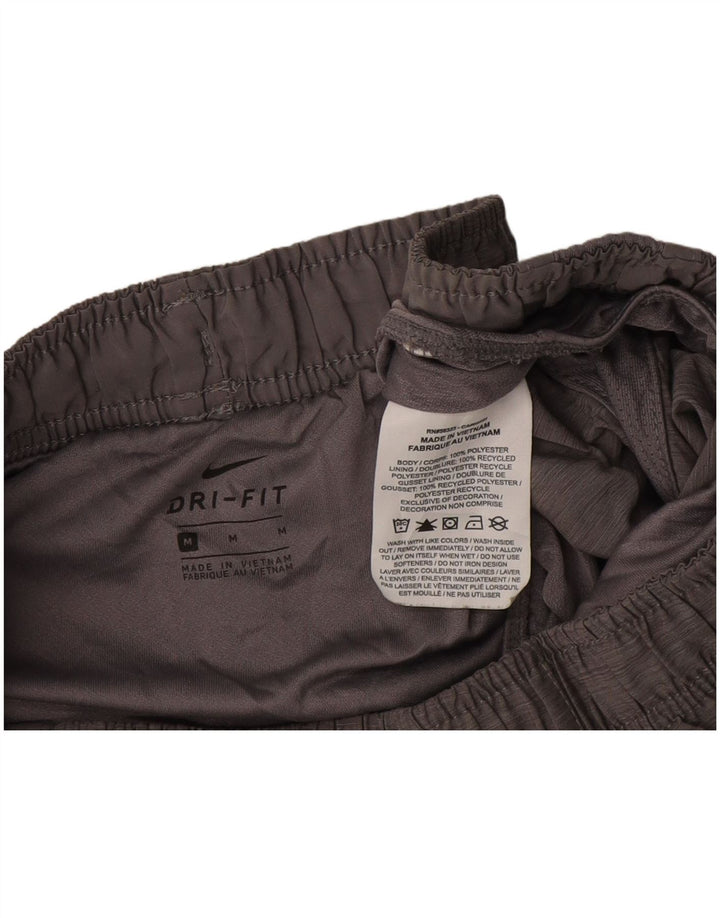 NIKE ženske kratke sportske hlače Dri Fit UK 14 srednje sivi poliester