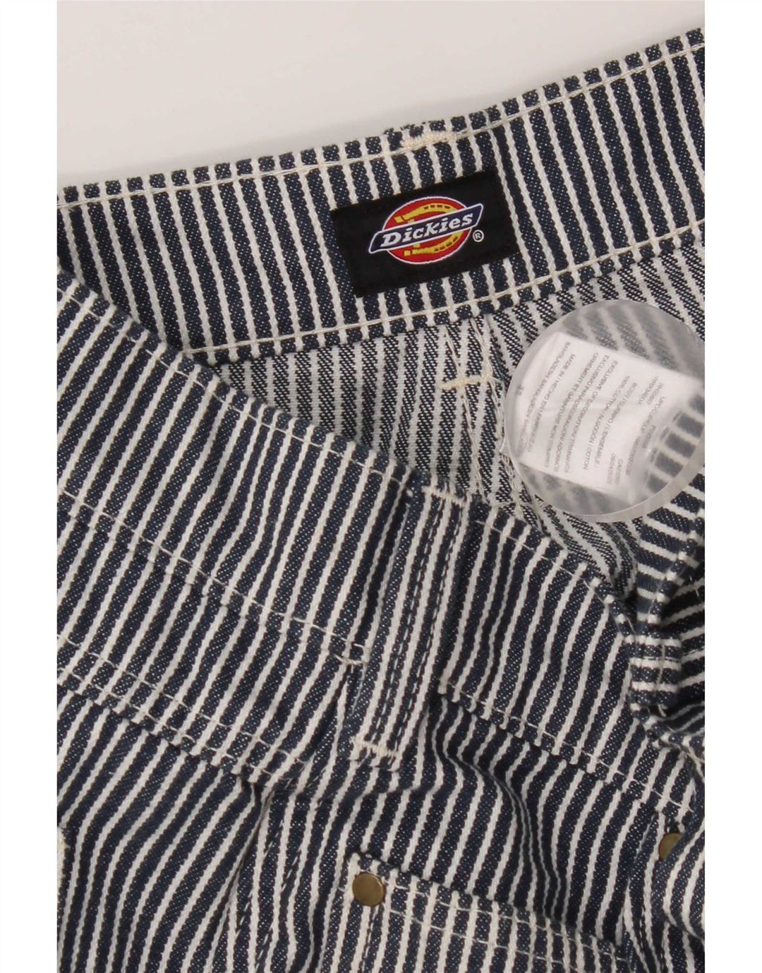 Dickies muške kargo kratke hlače W34 veliki tamnoplavi pamuk na pruge