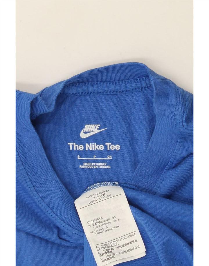 NIKE Muška majica kratkih rukava s grafičkim motivima Mala plava pamučna majica