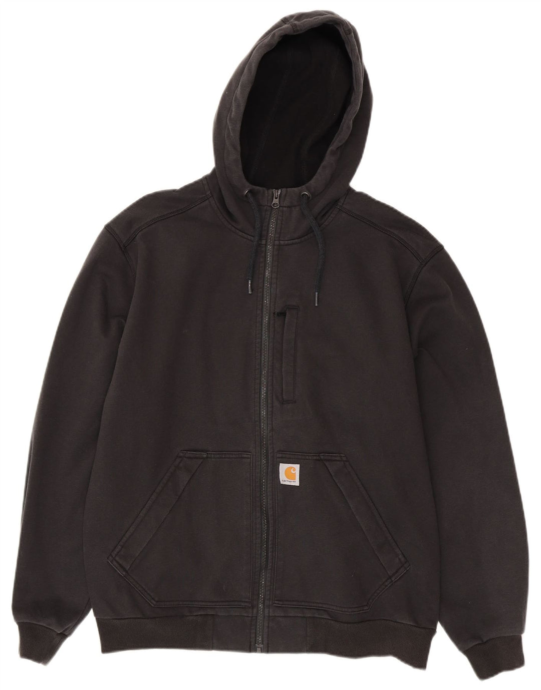 Carhartt muški pulover s kapuljačom opuštenog kroja, veliki crni poliester