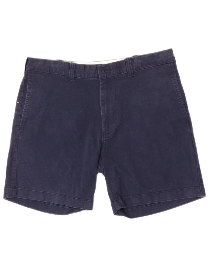 J. Crew Muške kratke chino hlače Flex Regular Fit W33 srednje tamnoplavi pamuk