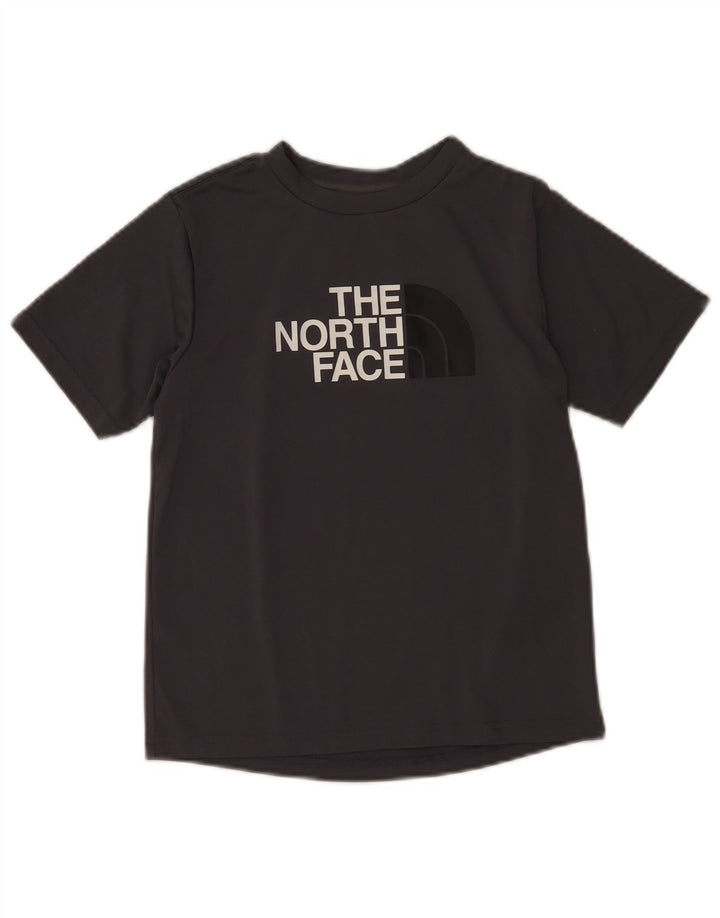 The North Face Boys majica kratkih rukava s grafičkim motivima 9-10 godina srednje siva poliester