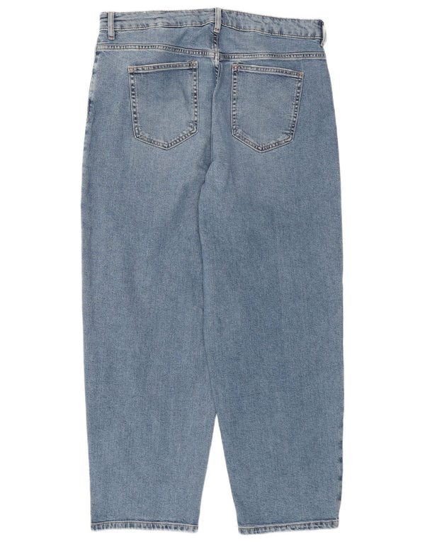 MARKS & SPENCER Ženske traperice visokog struka UK 16 Large W34 L28 Plave