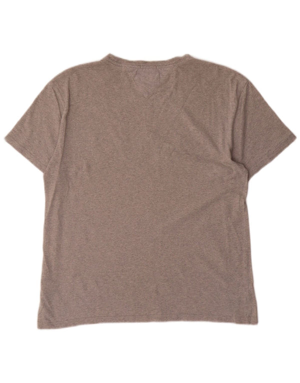 TOMMY HILFIGER Ženska majica kratkih rukava regularnog kroja UK 14 srednje siva