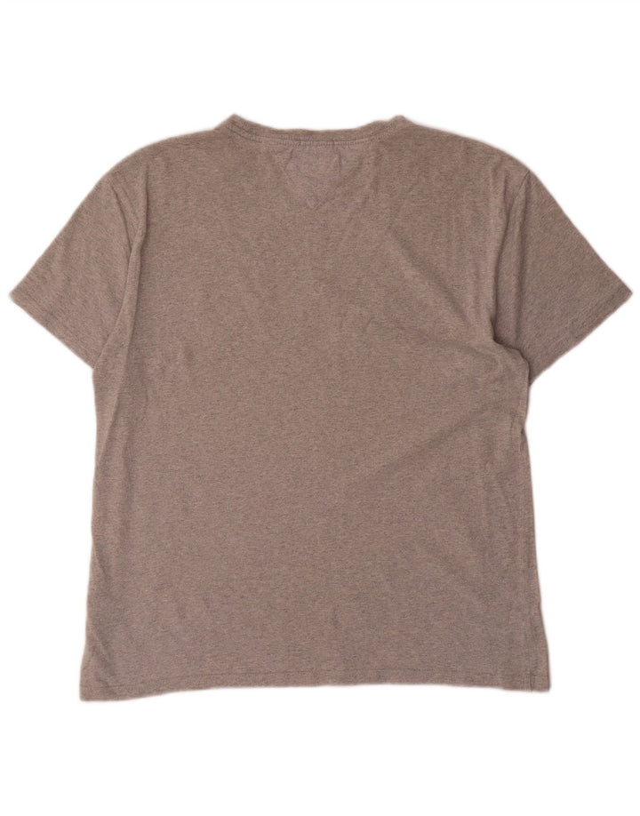 TOMMY HILFIGER Ženska majica kratkih rukava regularnog kroja UK 14 srednje siva