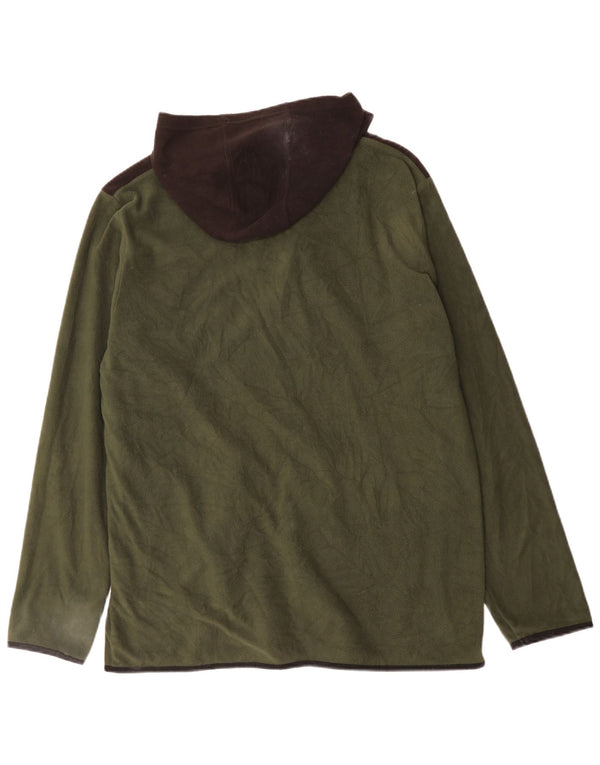 Mountain Warehouse muška flis jakna s kapuljačom UK 44 2XL kaki boja