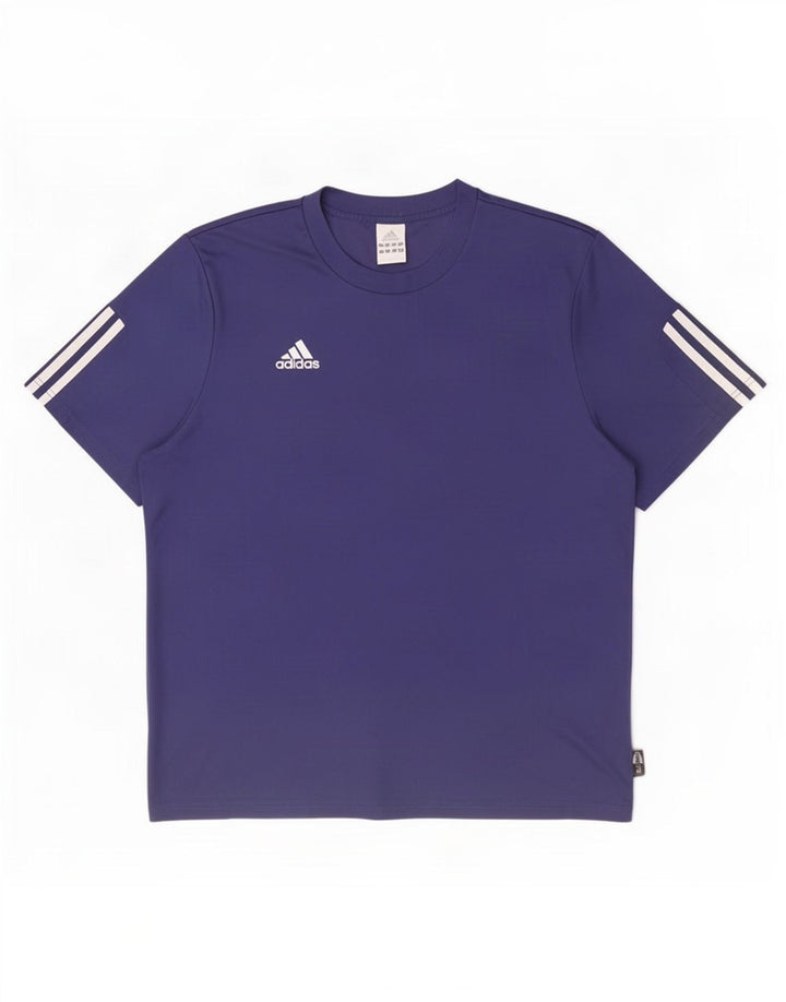Adidas muška majica Climalite, veliki tamnoplavi poliester